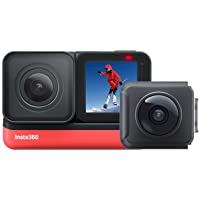 Insta360 One R Twin Edition - Cámara de acción 4K y Cámara de 5.7K 360 con Lentes Intercambiables- Estabilización- IPX8…